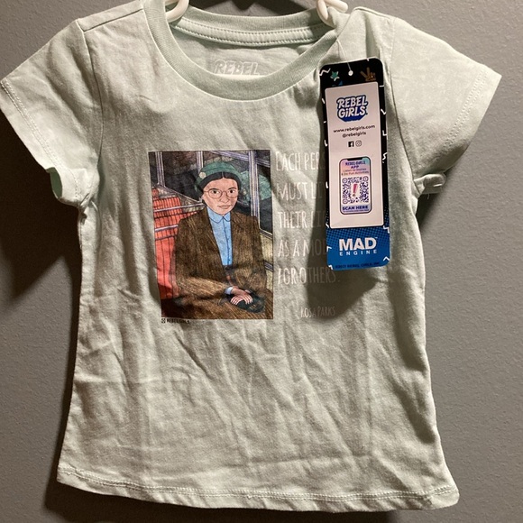 BRAND NEW GIRLS SHIRT SIZE 4T! NWT! SMOKE FREE HOME! - Picture 2 of 4